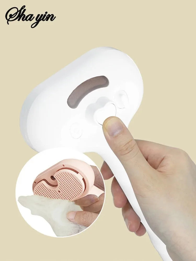 Pet Clean Steam Spray Dog Grooming Brush Unique Steam Brush For Dogs Luxury Grooming Brush Dog Steam Brush C