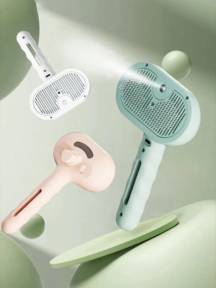 Pet Clean Steam Spray Dog Grooming Brush Unique Steam Brush For Dogs Luxury Grooming Brush Dog Steam Brush C