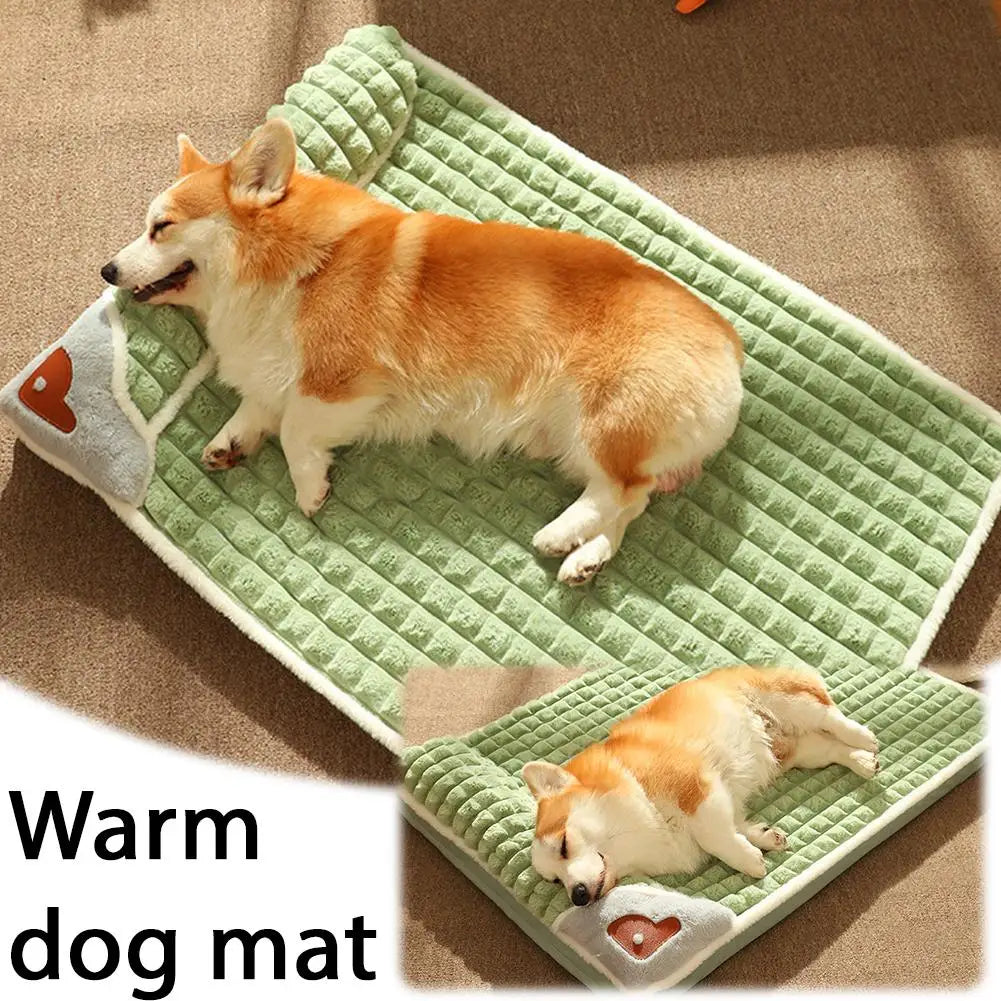 Machine Washable Dog Bed Removable Orthopedic Puppy Cushion Winter Memory Foam Dog Pillow For Small Medium Large Dogs And Cats