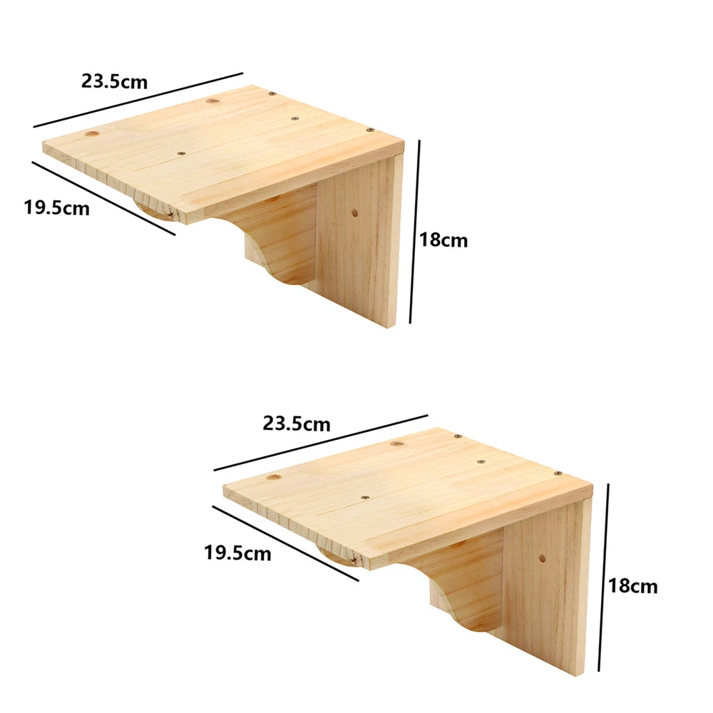 Indoor Wall-Mounted Cat Shelf Soft Cushioned Bed & Perch for Kittens & Adult Cats Cat Furniture for Climbing Sleeping & Playing