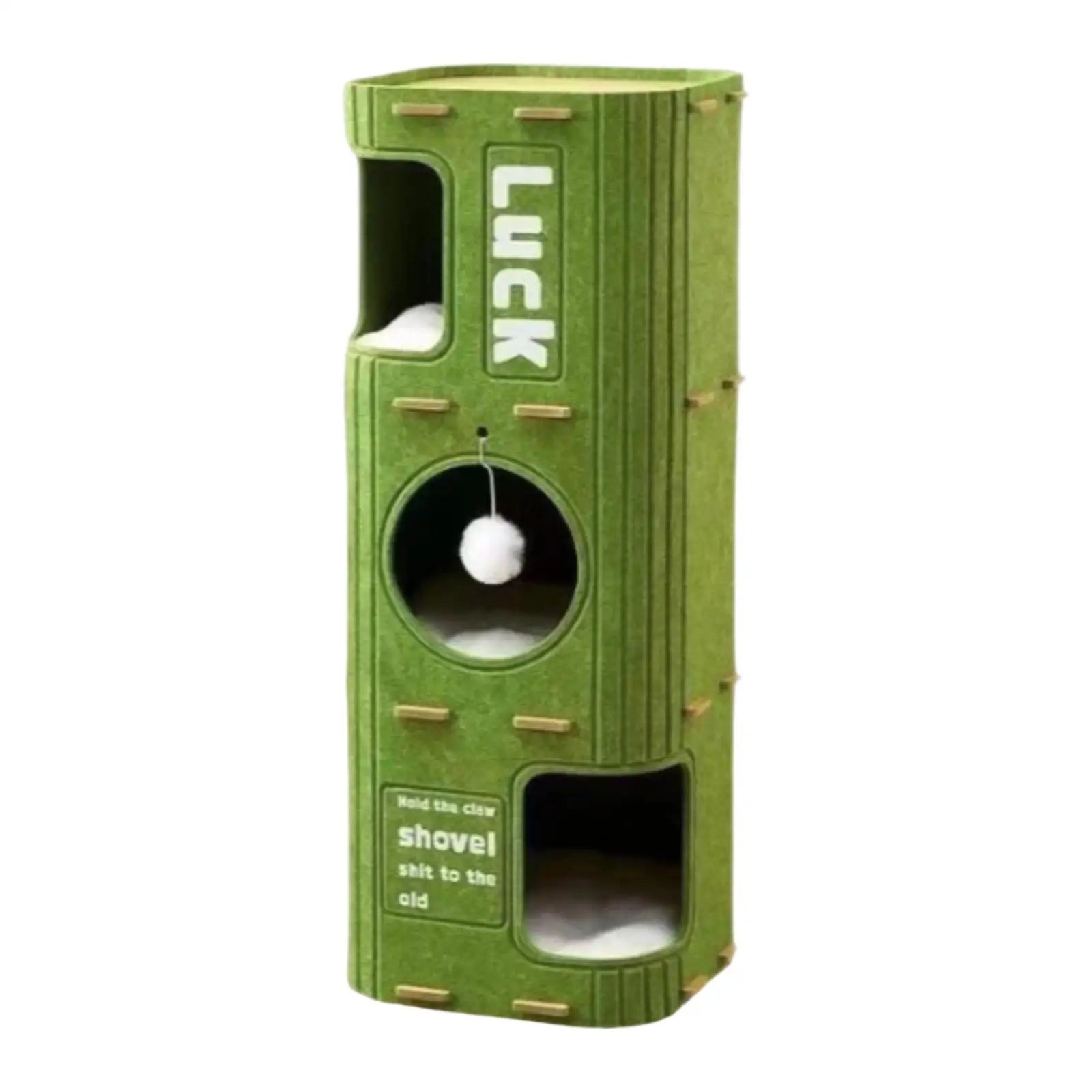 Felt Cat House Cat Tree Cute, Multipurpose, Playhouse for Indoor Cats Kittens, Play Rest Hide, Pet Supplies Hideaway