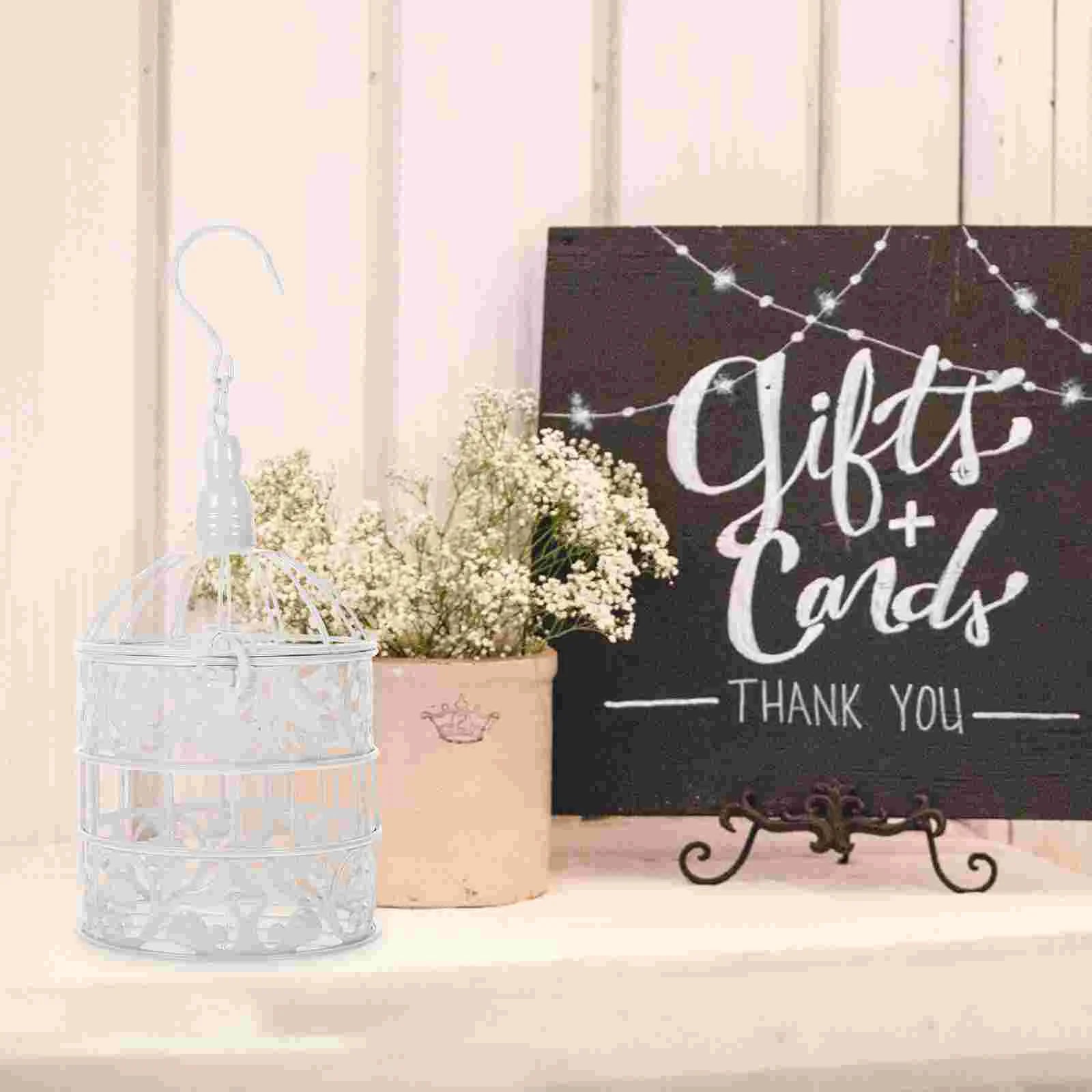 Decorative Metal Bird Cage - European Iron Birdcage for Wedding & Home