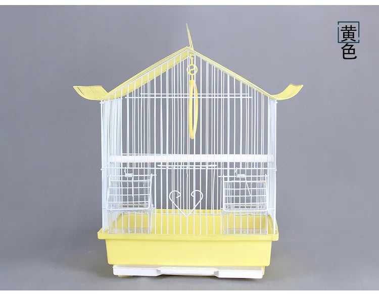 Outdoor Bird Breeding Cage - Nesting Hut for Canaries, Lovebirds, Parakeets & Quail