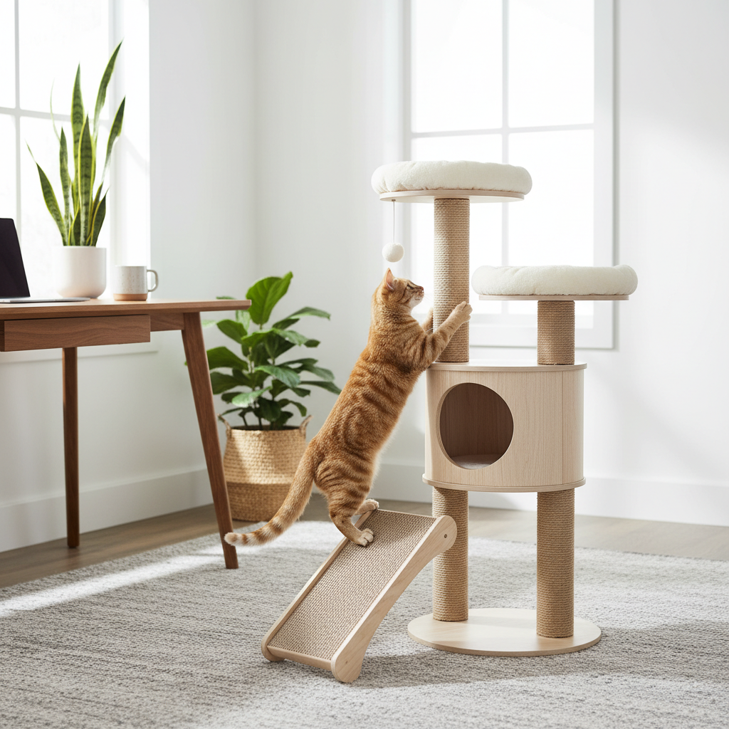 Plush Pet Sofa Bed - Black & White Checkered